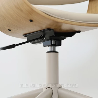Drehstuhl DARLYN – beige/eiche