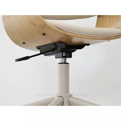 Drehstuhl DARLYN – beige/eiche