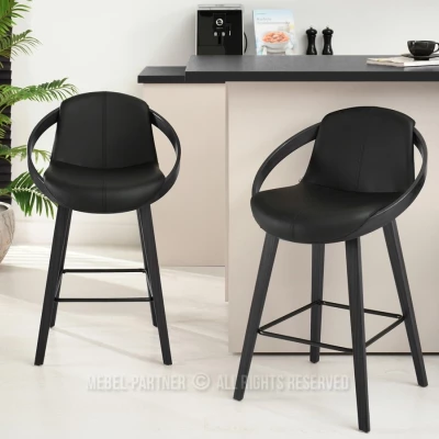 Designer-Barhocker HODA – schwarz