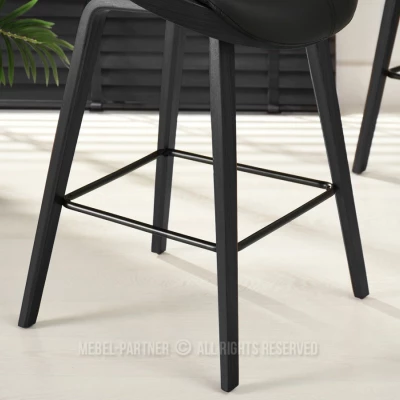 Designer-Barhocker HODA – schwarz