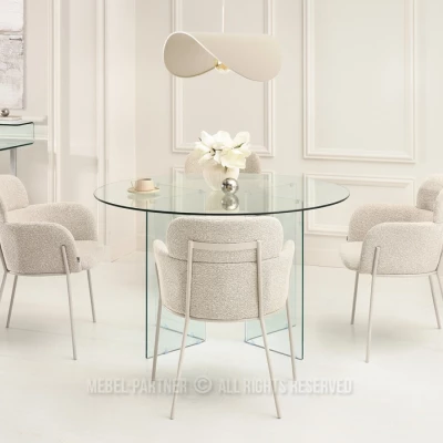 ELIZARA Polsteres Esszimmerstuhl - beige