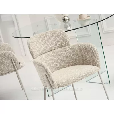 ELIZARA Polsteres Esszimmerstuhl - beige