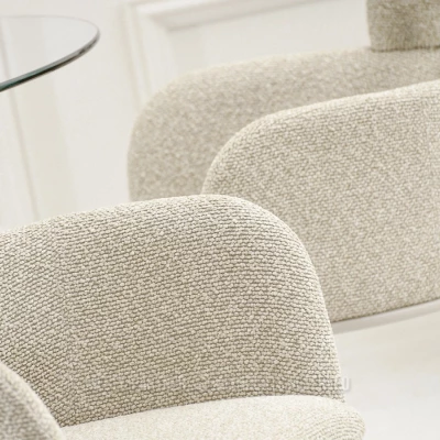 ELIZARA Polsteres Esszimmerstuhl - beige
