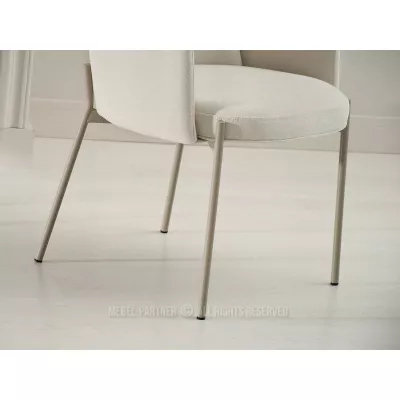 ISRA Polsterstuhl – Creme/Grau