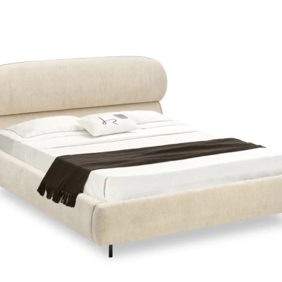 Designer-Doppelbett 160x200 ILDIKA - beige
