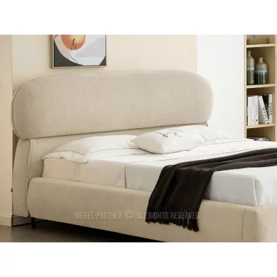 Designer-Doppelbett 160x200 ILDIKA - beige