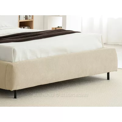 Designer-Doppelbett 160x200 ILDIKA - beige