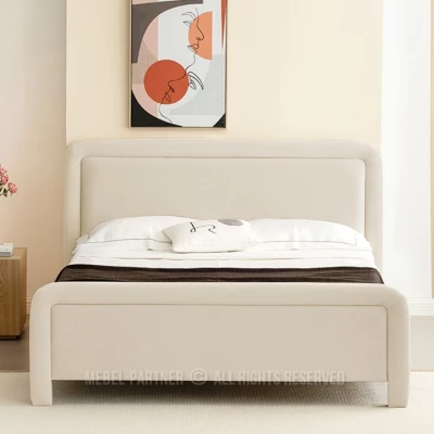 Polsterbett 160x200 JAKUBA - beige