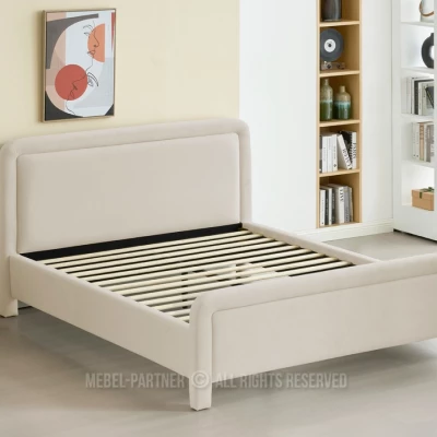 Polsterbett 160x200 JAKUBA - beige
