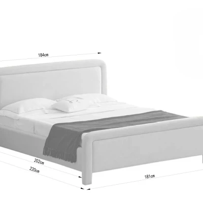 Polsterbett 160x200 JAKUBA - beige