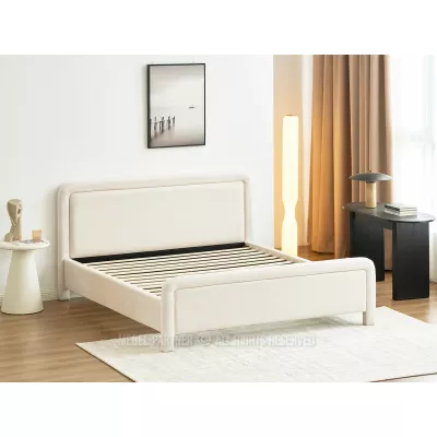 Polsterbett 180x200 JAKUBA - Creme