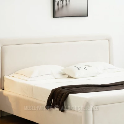 Polsterbett 180x200 JAKUBA - Creme