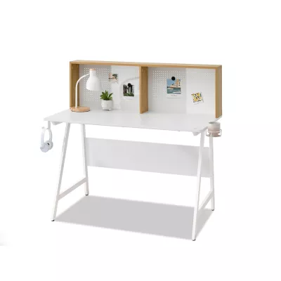 OJANY Schreibtisch – weiß/eiche