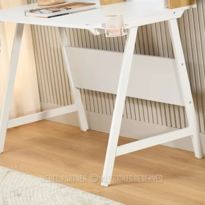 OJANY Schreibtisch – weiß/eiche