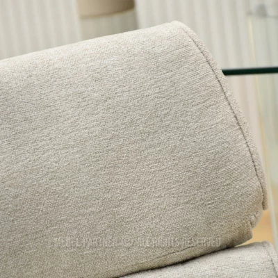 Stilvoller Esszimmerstuhl DANIJELA – Beige/Eiche