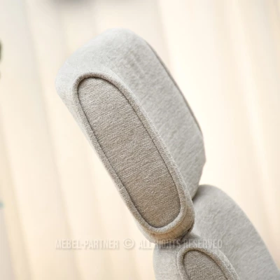 Stilvoller Esszimmerstuhl DANIJELA – Beige/Eiche