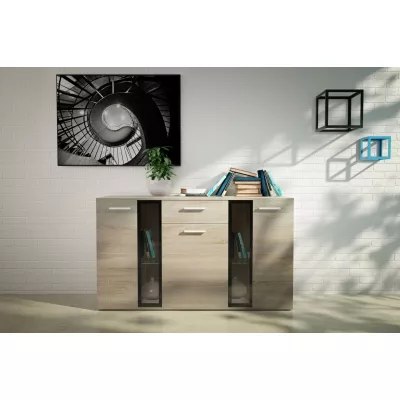 Kommode für das Wohnzimmer SANA – Sonoma-Eiche