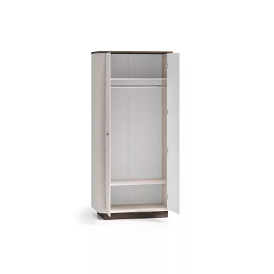 Kleiderschrank 92 cm ARLENA - Eiche / Kaschmir