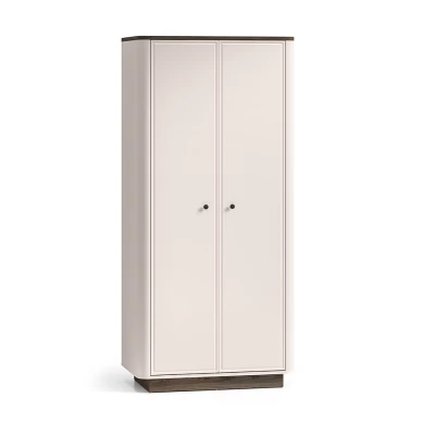 Kleiderschrank 92 cm ARLENA - Eiche / Kaschmir