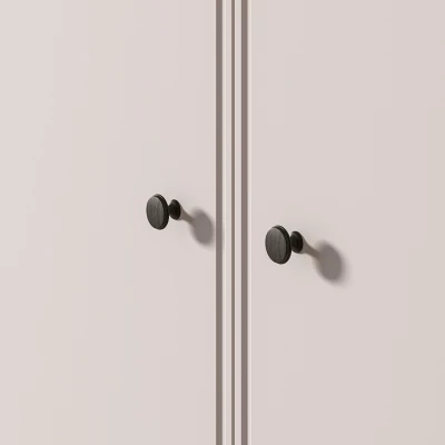 Kleiderschrank 92 cm ARLENA - Eiche / Kaschmir