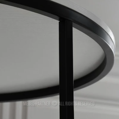 Couchtisch-Set JACEK – weiß/schwarz