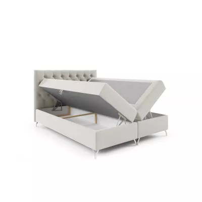 Boxspringbett SHANNON – 180x200, Altrosa + GRATIS Topper