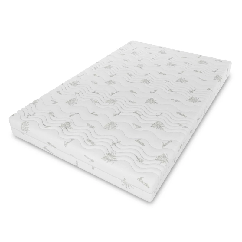 Schaumstoffmatratze mit Aloe-Vera-Bezug 200x200x10 STERLINK 1