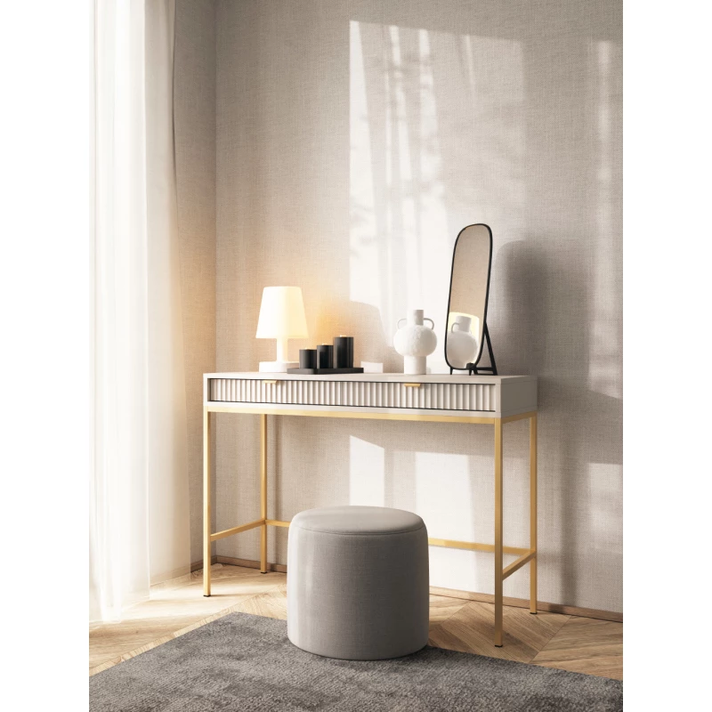 MISHEEL Schminktisch – Kaschmir/Gold