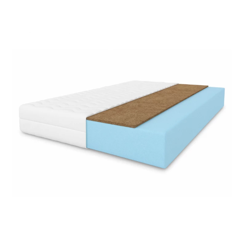 Schaumstoff-Kokosmatratze mit zwei Härtegraden 100x200x20 STRASBURG