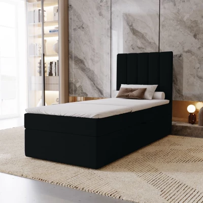 Hotel-Einzelbett 100x200 GRETNA - schwarz 1
