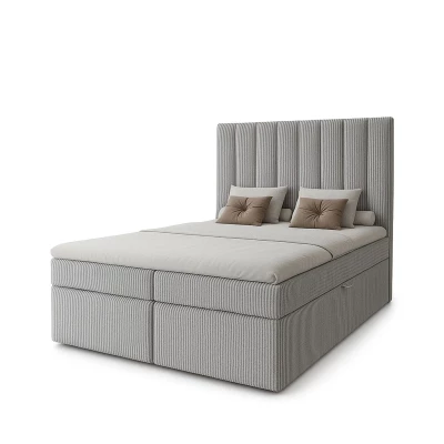 Hotel-Einzelbett 120x200 GRETNA - grau