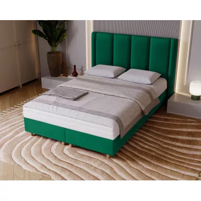 Gepolstertes Einzelbett 120x200 KENBRIDGE - grün