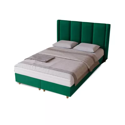 Gepolstertes Einzelbett 120x200 KENBRIDGE - grün