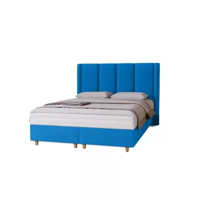 Gepolstertes Einzelbett 120x200 KENBRIDGE - blau