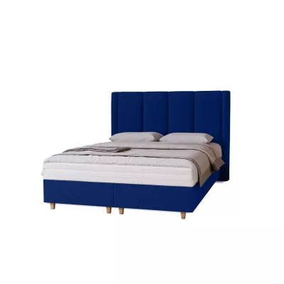 Gepolstertes Einzelbett 120x200 KENBRIDGE - dunkelblau