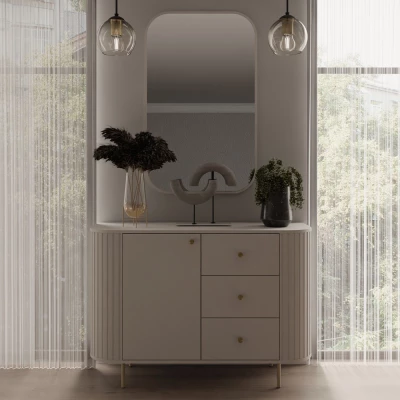 NYRA Kommode mit Schubladen – beige