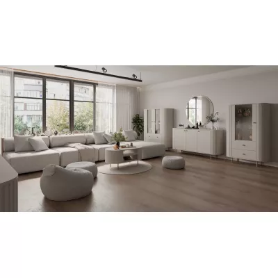 NYRA Vitrine mit Schubladen – beige