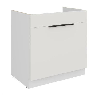 LUNARA Spülenunterschrank – Breite 80 cm, weiß