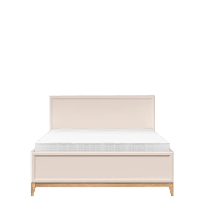 Doppelbett mit Stauraum 160x200 ELLENSBURG - Kaschmir