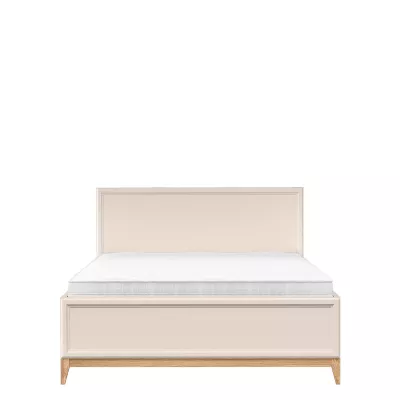 Doppelbett mit Stauraum 160x200 ELLENSBURG - Kaschmir
