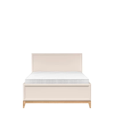 Doppelbett mit Stauraum 140x200 ELLENSBURG - Kaschmir