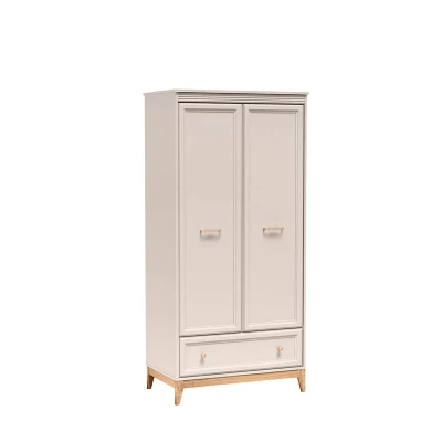 Zweitüriger Kleiderschrank 92 cm ELLENSBURG - Kaschmir
