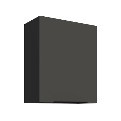 Oberschrank LUNARA – Breite 60 cm, Graphit/Schwarz