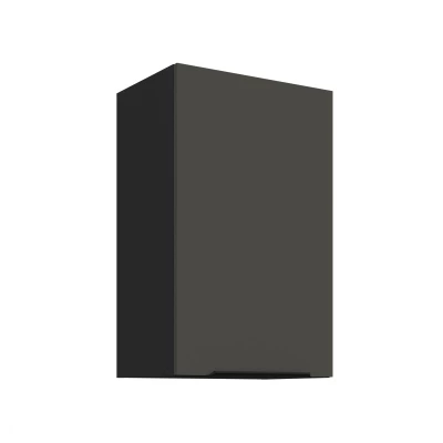 Oberschrank LUNARA – Breite 45 cm, Graphit/Schwarz