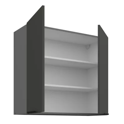 Oberschrank LUNARA – Breite 80 cm, Graphit/Anthrazit