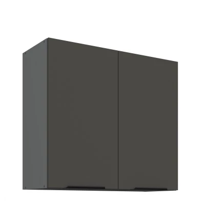 Oberschrank LUNARA – Breite 80 cm, Graphit/Anthrazit