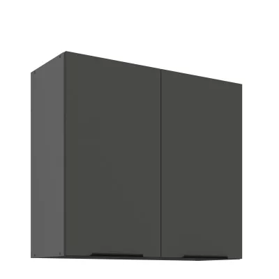 Oberschrank LUNARA – Breite 80 cm, Graphit/Anthrazit