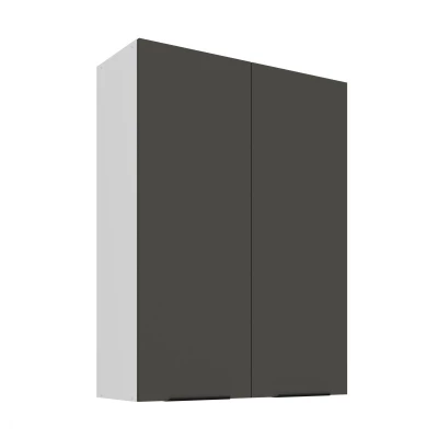 LUNARA Küchenoberschrank – Breite 80 cm, Graphit/Weiß