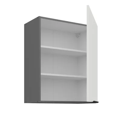 Küchenoberschrank LUNARA – Breite 60 cm, weiß/anthrazit