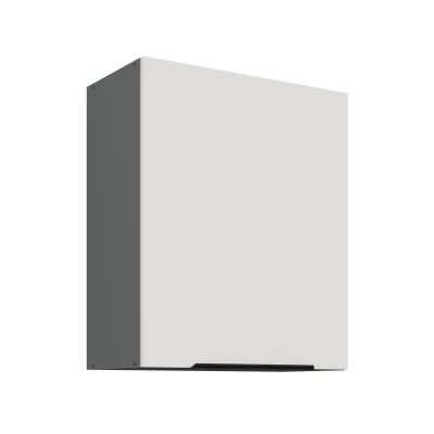 Küchenoberschrank LUNARA – Breite 60 cm, weiß/anthrazit